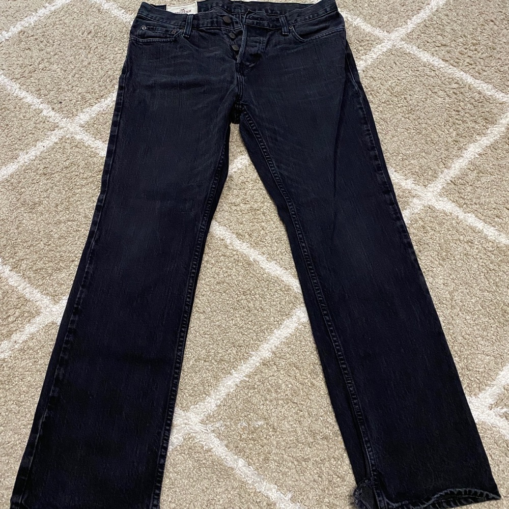 Hollister Boot Cut Jeans - Black 33/32
